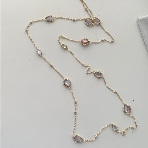 Kendra Scott Gwyneth Gold Strand Necklace NWT - Picture 8 of 16